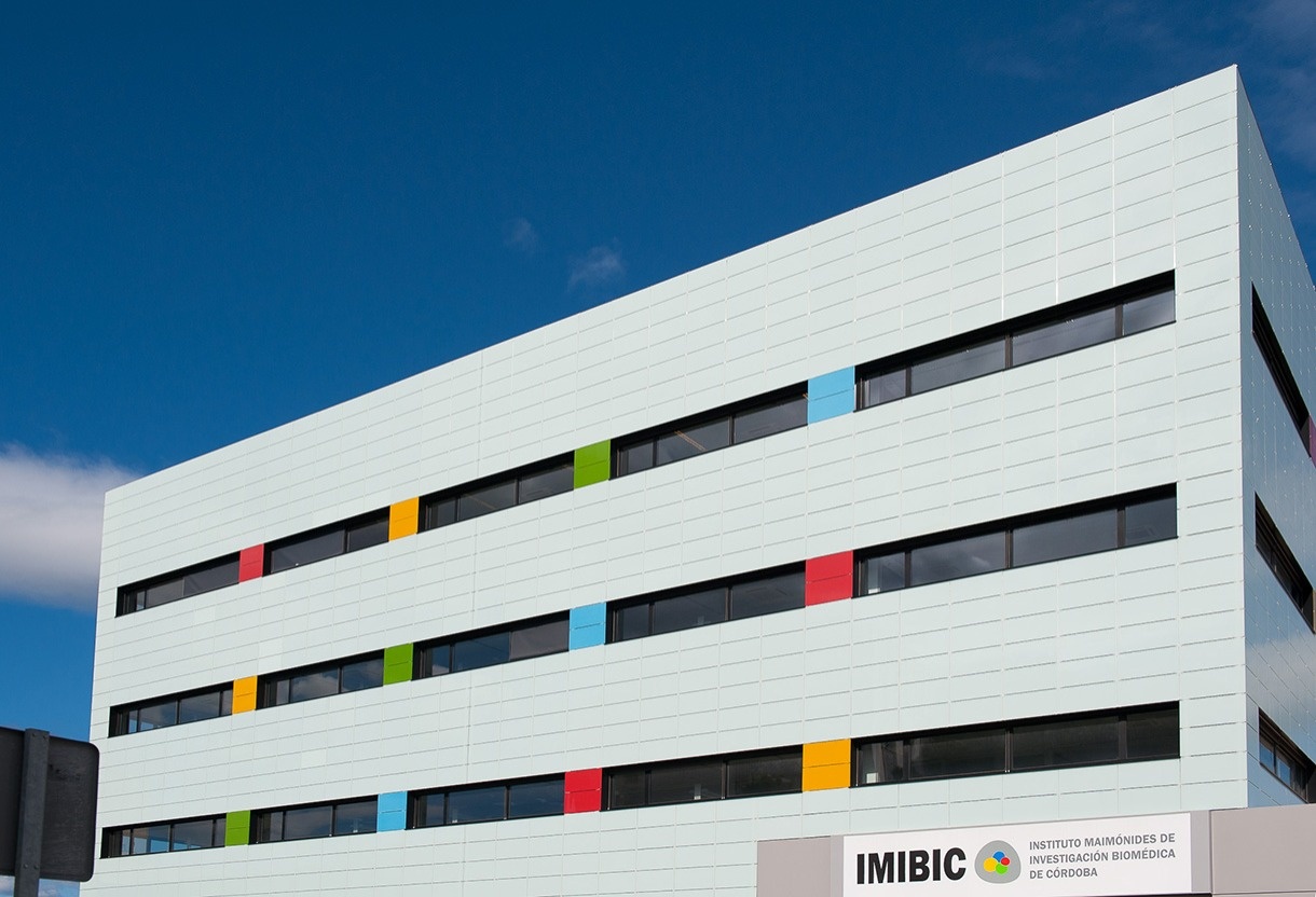 Imagen exterior del edificio IMBIC donde Burdinola se ha encargado con éxito del suministro e instalación del mobiliario de laboratorio, etc