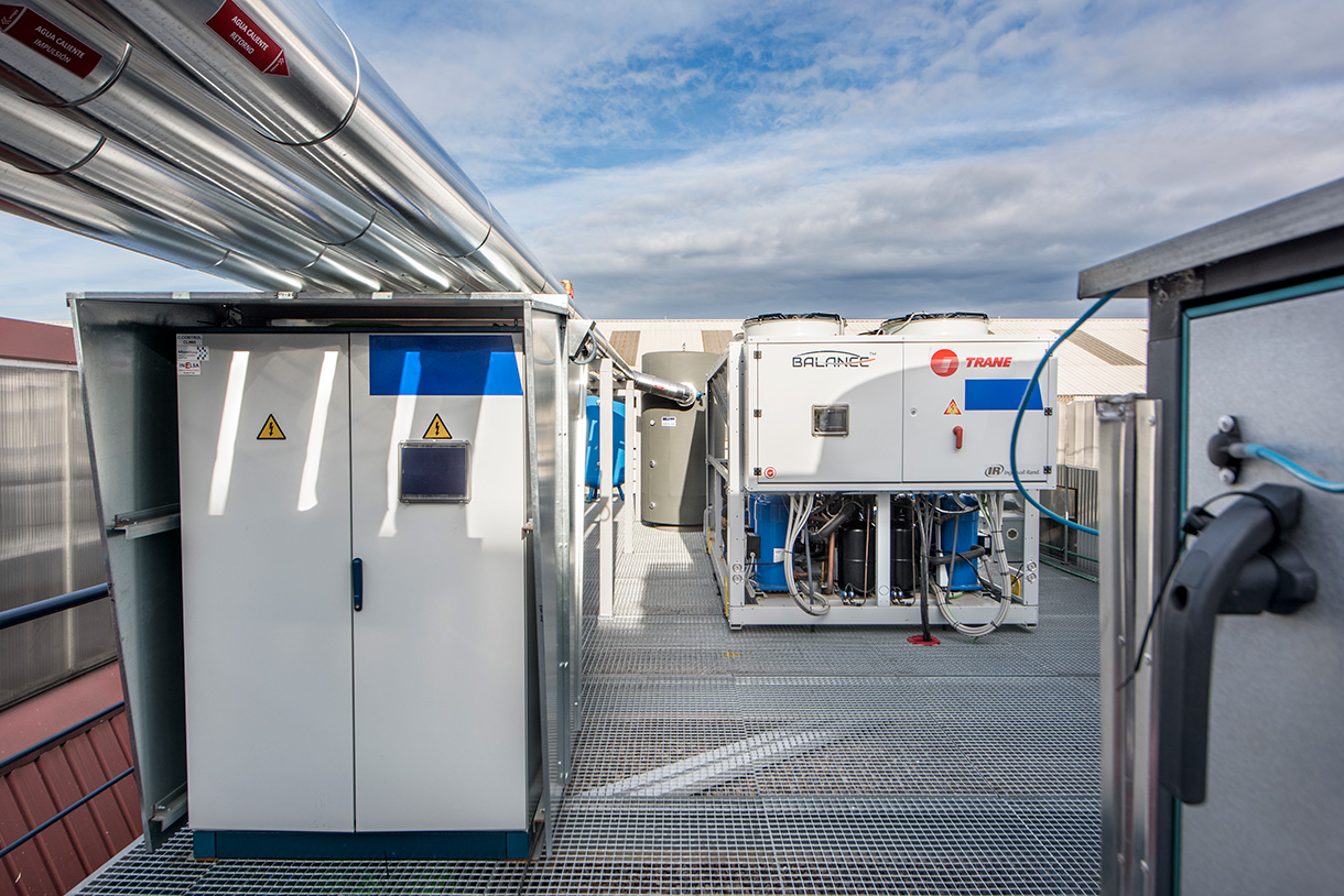 Faes Farma. Equipo de extracción exteriores