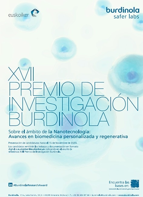 Imagen del cartel de la XVII edición del Premio de Investigación Burdinola