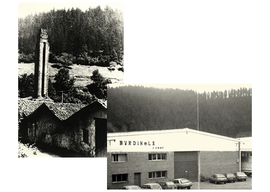 Early images of the Burdinola buildings in 1978