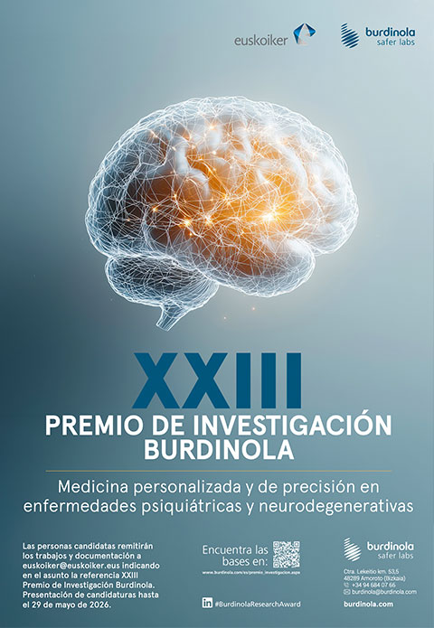 Cartel de la XXIII edición de los Premio de Investigación Burdinola