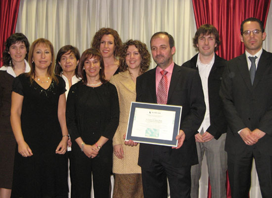 Dr. José Luís Pedraz Muñoz, lauréat du prix Burdinola