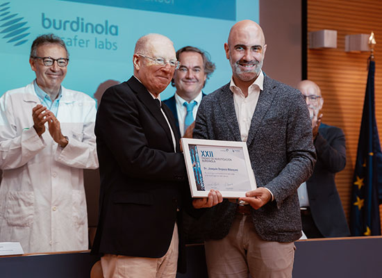 Entrega de premios a Joaquín Dopazo Blázquez