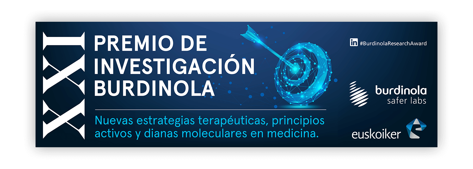 Cartel de la XXI edición de los Premio de Investigación Burdinola