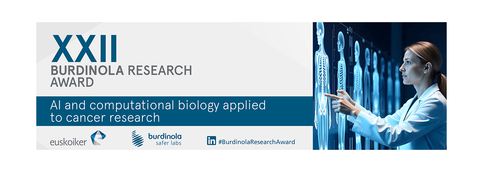 Plakat 22. edycji nagrody Burdinola Research Award