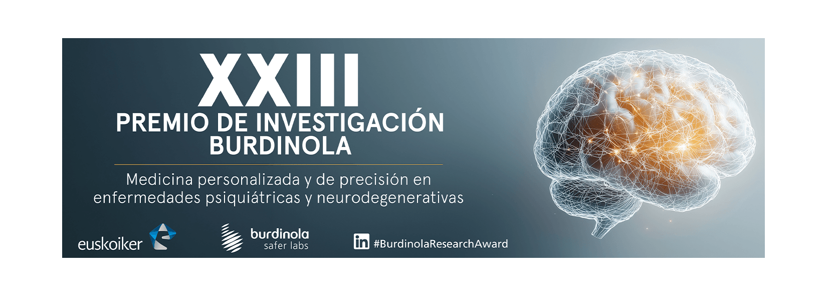 Cartel de la XXIII edición de los Premio de Investigación Burdinola