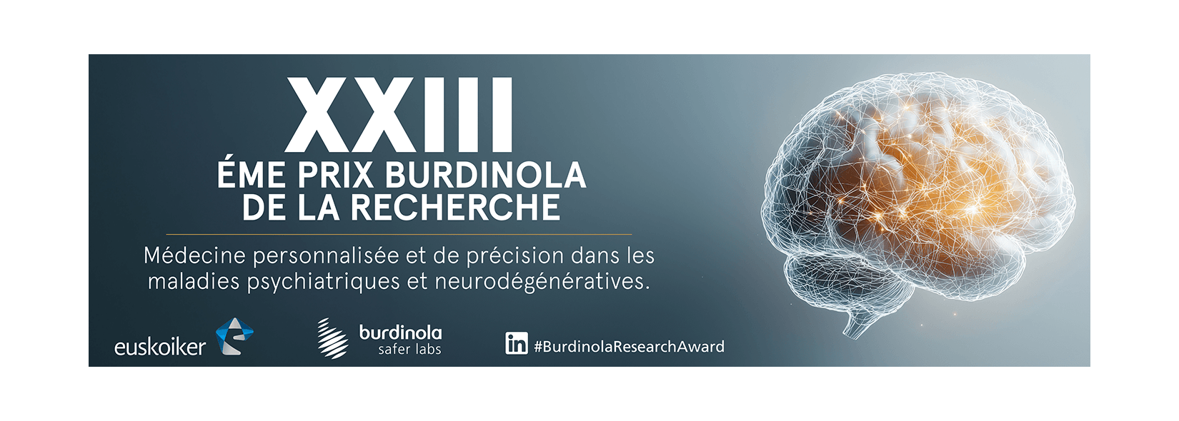 Affiche de la XXIIIe édition du Prix de la recherche Burdinola