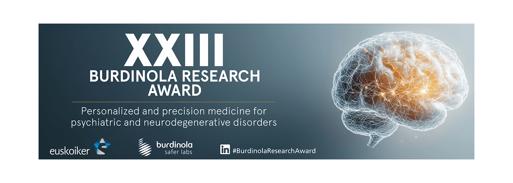 Plakat 23. edycji nagrody Burdinola Research Award